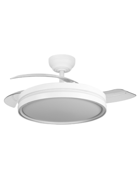Ventilador DC Capitán 60W LED 6980 lm Blanco