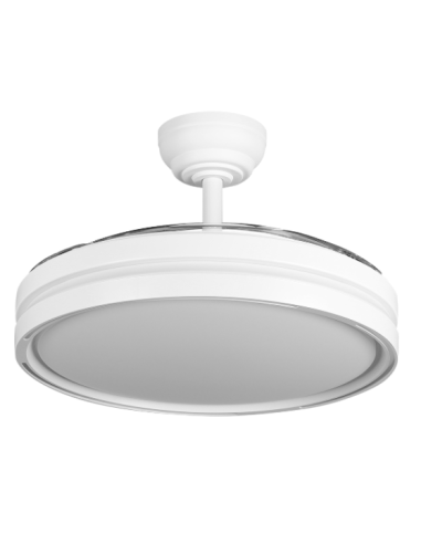 Ventilador DC Capitán 60W LED 6980 lm Blanco
