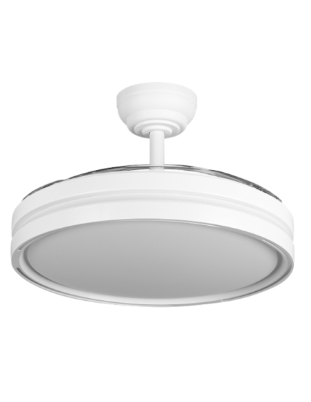 Ventilador DC Capitán 60W LED 6980 lm Blanco
