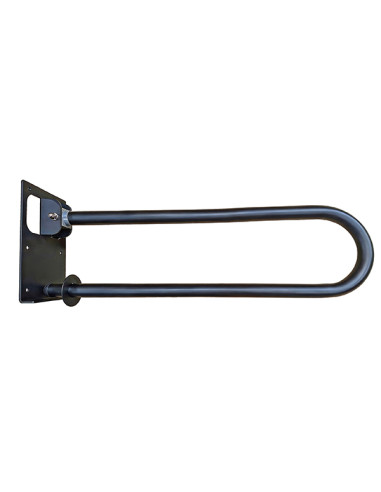 ASIDERO SEGURIDAD ABATIBLE NEGRO MATE 73X15X24,5