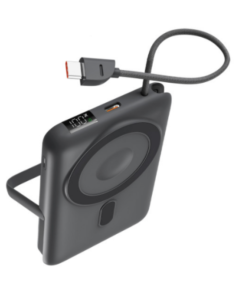 BATERIA EXT POWER BANK MAGSAFE 10000MAH GRIS 22,5 W