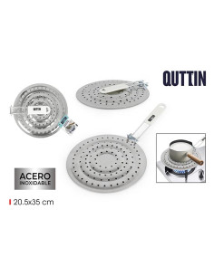 DIFUSOR PARA COCINA GAS ACERO INOXIDABLE 20,5X35 CM