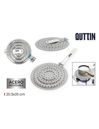 DIFUSOR PARA COCINA GAS ACERO INOXIDABLE 20,5X35 CM
