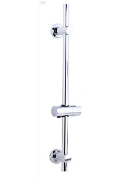 BARRA DE DUCHA AJUSTABLE 70CM CON SOPORTE 70 CM