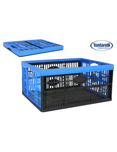 CAJA PLEGABLE MULTIUSOS AZ/NEG 47,5X35X23