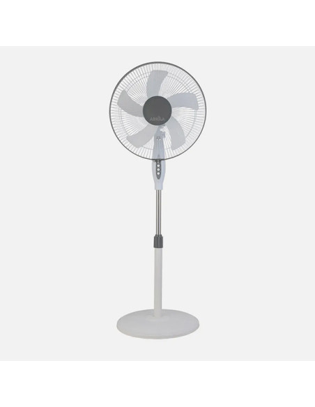 VENTILADOR PIE BLC/GRIS 3 V 5 ASP 43 CM 45 W