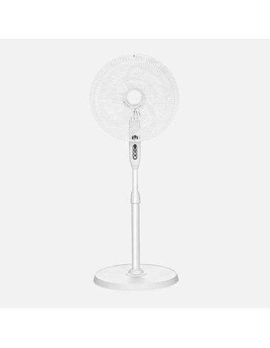 VENTILADOR PIE BLC 3 VEL 5 ASP 42 CM 50 W