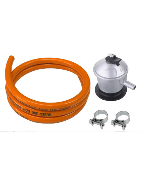 REGULADOR GAS C/ KIT BUTANO 30 MBAR