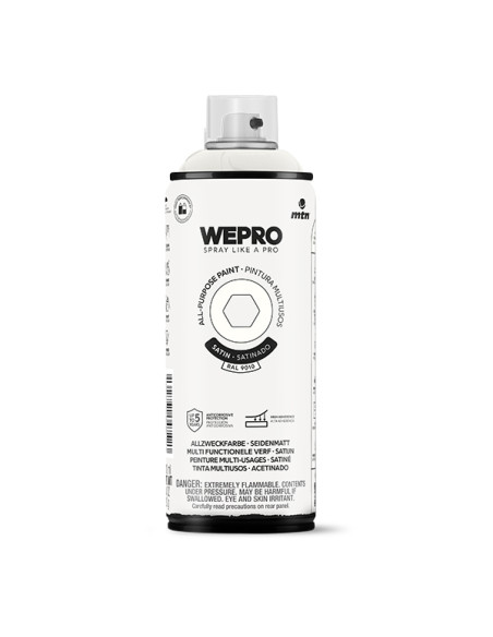 PINTURA AEROSOL BLANCO ESTELAR SATINADO 400 ML