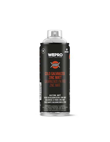 PINTURA SPRAY GALVANIZADO EN FRIO ZINC MATE 400 ML