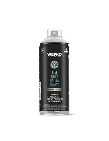 PINTURA SPRAY LLANTAS ALUMINIO 400 ML