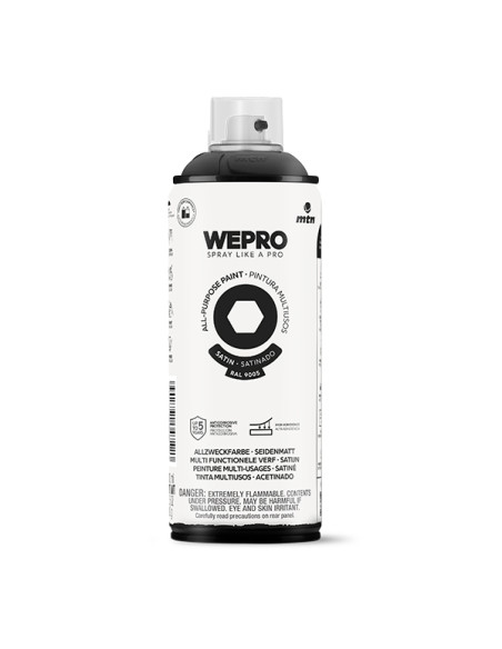 PINTURA AEROSOL NEGRO COSMO SATINADO 400 ML