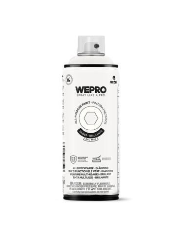 PINTURA AEROSOL BLANCO ESTELAR BRILLANTE 400 ML
