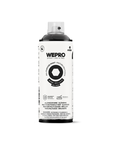 PINTURA AEROSOL NEGRO COSMO BRILLANTE 400 ML
