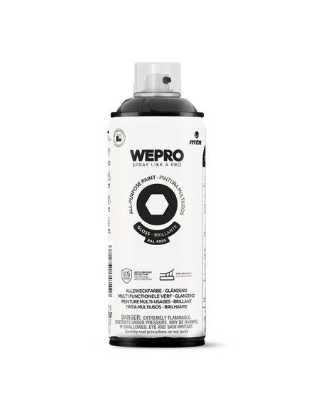 PINTURA AEROSOL NEGRO COSMO BRILLANTE 400 ML