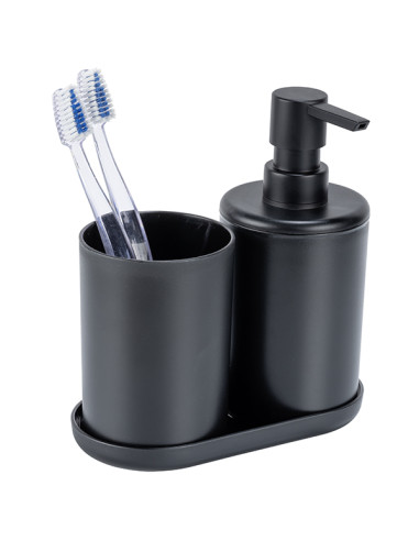 SET BAÑO FANO 3PZ NEGRO ALLSTAR