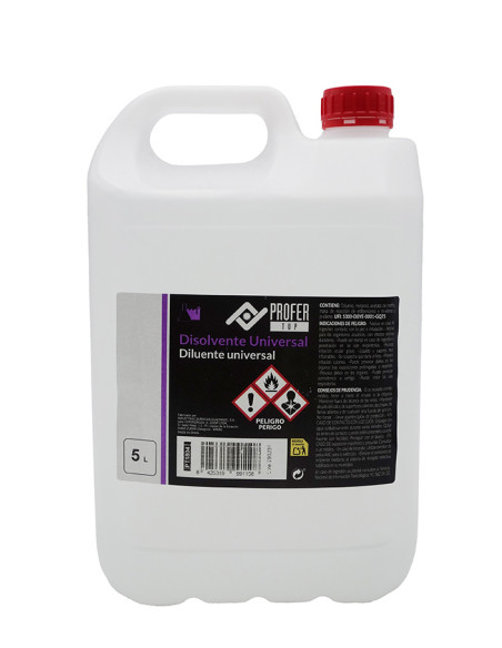 DISOLVENTE UNIVERSAL PLASTICO 5 L