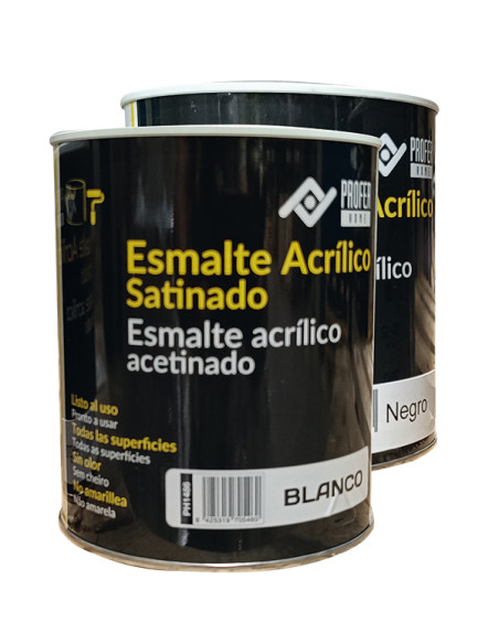 ESMALTE ACRILICO SATINADO BLANCO 750 ML