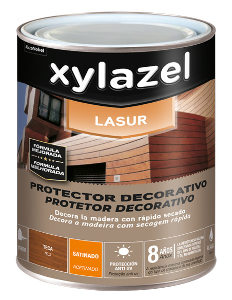 PROTECTOR MAD. LASUR AGUA SAT TECA 4 L