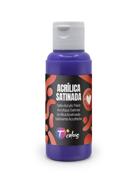 PINTURA MANUALIDADES ACRILICA VIOLETA SAT 80 ML