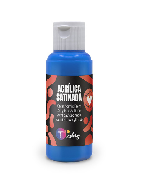 PINTURA MANUALIDADES ACRILICA CIAN SAT 80 ML