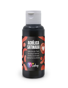 PINTURA MANUALIDADES ACRILICA NEGRO SAT 80 ML 2