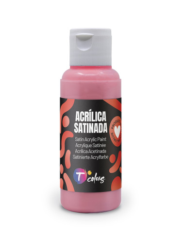 PINTURA MANUALIDADES ACRILICA ROSA SAT 80 ML