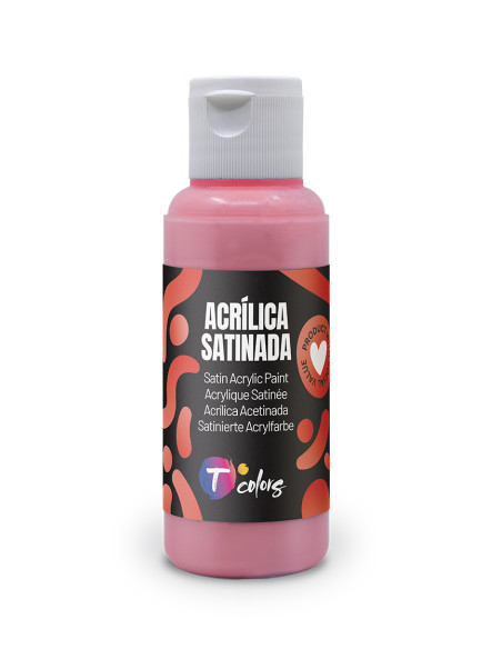 PINTURA MANUALIDADES ACRILICA ROSA SAT 80 ML