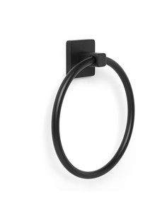 TOALLERO ARO NERO NEGRO MATE 2