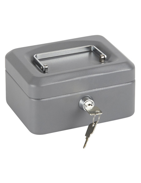 CAJA CAUDALES GRIS 25X18X9CM