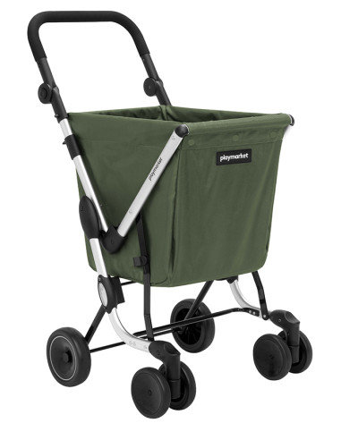 CARRO COMPRA WE GO VERDE OLIVA 55 L
