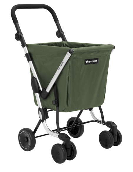 CARRO COMPRA WE GO VERDE OLIVA 55 L