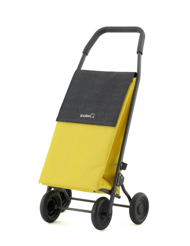 CARRO COMPRA 4R GROSS DENIM MOSTAZA NEGRO 45 L
