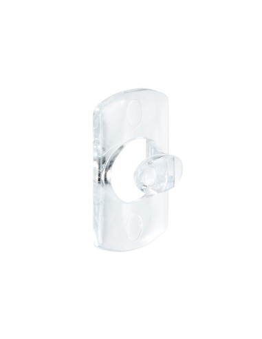 GANCHO DECORATIVO TRANSP, CON TIRAS TRANSP 20 CLIP