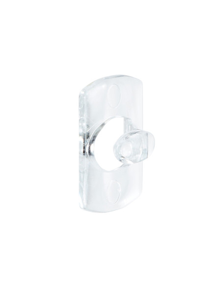 GANCHO DECORATIVO TRANSP, CON TIRAS TRANSP 20 CLIP