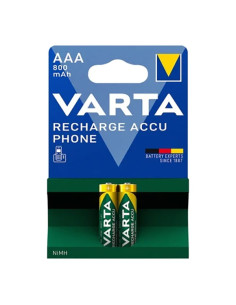 PILA RECARGABLE AAA LR03 BL 2 UDS 800 MAH 2