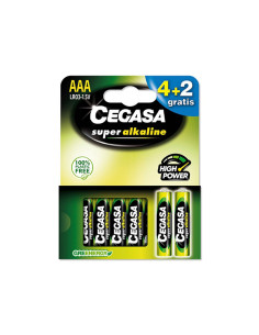 PILAS LR03 AAA SUP. ALCALINA 4+2 1,5 V 2
