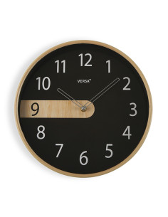 RELOJ PARED NEGRO 30,5 CM 2