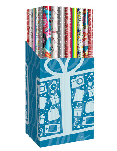 PAPEL REGALO BASIC SURTIDO 70X200 CM