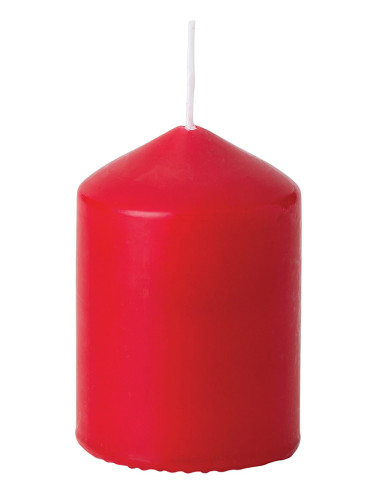 VELA TACO ROJA 7X10 CM