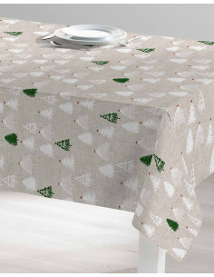 MANTEL ANTIMANCHAS NAVIDAD LAPONIA 140X250 CM 2
