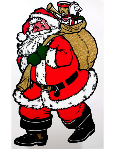 PVC ELECTOESTATICO PAPA NOEL 210X300 MM