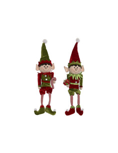 MUÑECO NAVIDAD POLIESTER ELFO SURTIDO 13X6X56 CM 2