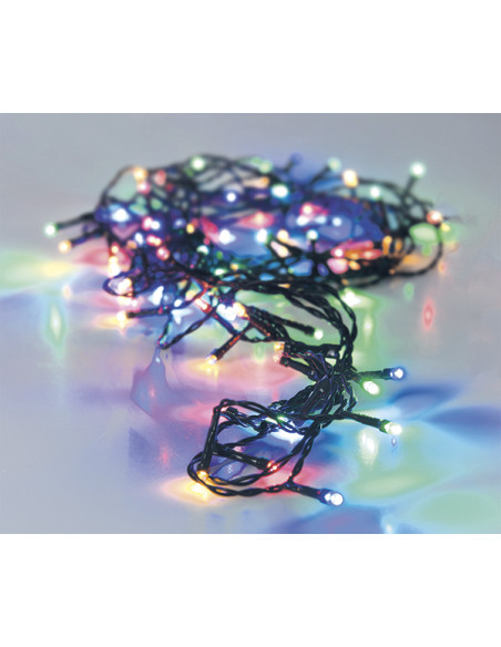 GUIRNALDA MULTIFUNCION 240 LEDS MULTICOLOR 220V 21 M