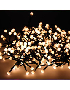 Guirnalda LED Cherry Compact 500 Luces | Blanco Cálido Exterior 2