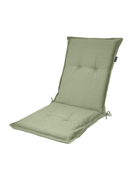 PACK-4 COJINES SILLA RESPALDO ALTO VERDE 105X50 CM