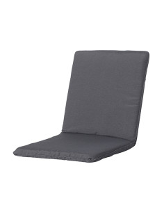 PACK- 4 COJINES SILLA RESPALDO BAJO GRIS 97X49 CM 2