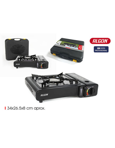 HORNILLO 1 FUEGO GAS PORTATIL BBQ 34X26,5X8