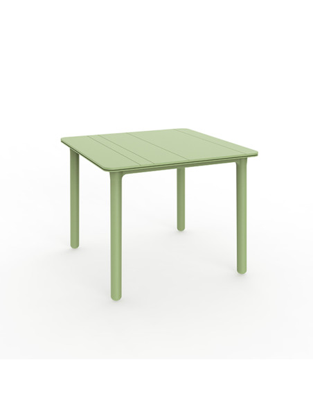 MESA PP RECIC. NOA VERDE AGUA 90X90X74