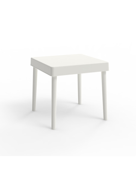 MESA AUX PP BLANCA ALBA 50X50X48CM